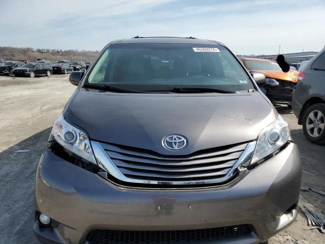 5TDYK3DC3FS643967 - 2015 TOYOTA SIENNA XLE GRAY photo 5