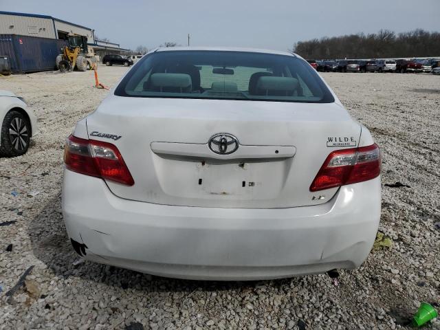 4T4BE46KX9R131258 - 2009 TOYOTA CAMRY BASE WHITE photo 6