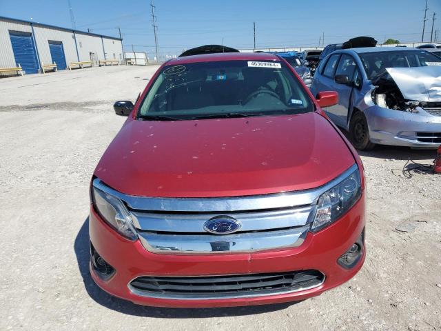 3FAHP0HA7CR193043 - 2012 FORD FUSION SE RED photo 5