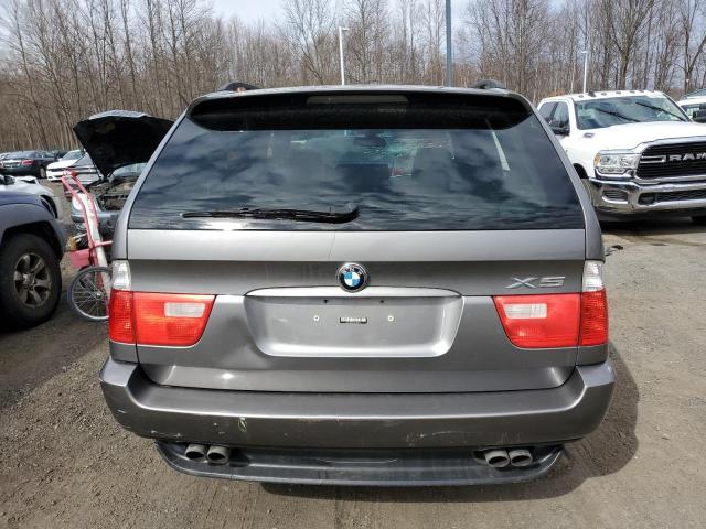 5UXFB53524LV06053 - 2004 BMW X5 4.4I GRAY photo 6