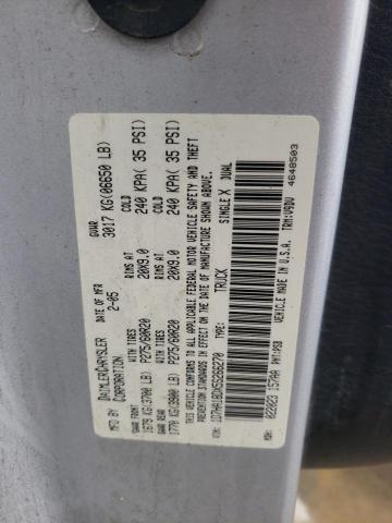 1D7HA18DX5S266270 - 2005 DODGE RAM 1500 ST SILVER photo 12