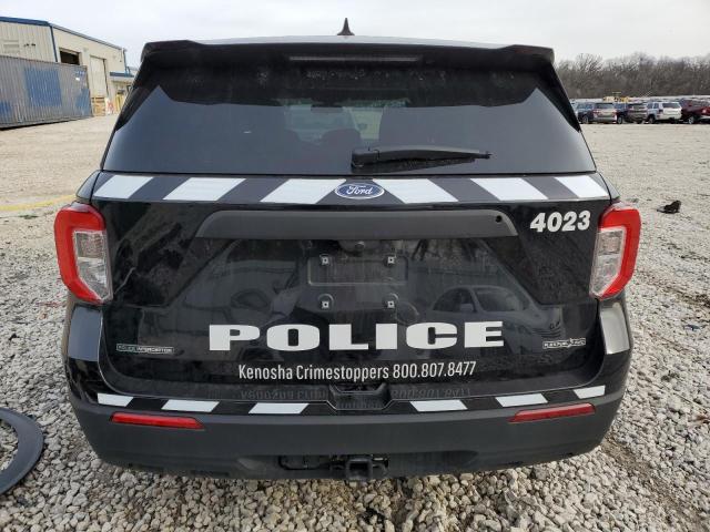 1FM5K8AB1PGA35755 - 2023 FORD EXPLORER POLICE INTERCEPTOR Սև լուսանկար 6