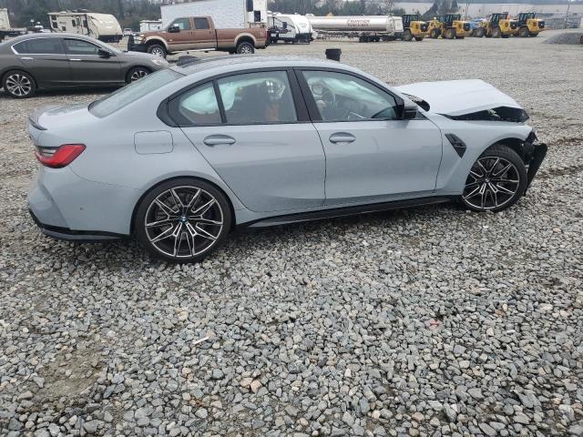 WBS33AY03MFK99445 - 2021 BMW M3 COMPETITION GRAY photo 3