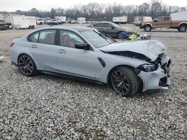 WBS33AY03MFK99445 - 2021 BMW M3 COMPETITION GRAY photo 4