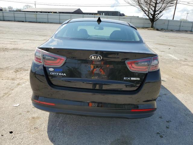 KNAGN4AD0E5076012 - 2014 KIA OPTIMA HYBRID BLACK photo 6