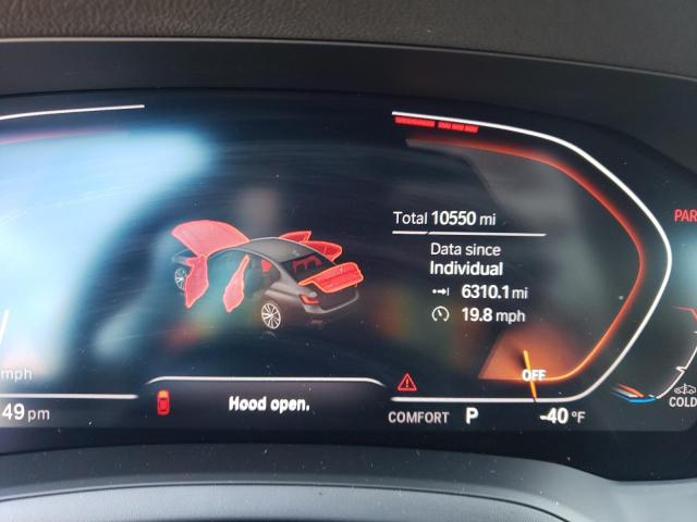 3MW5R7J07M8C14740 - 2021 BMW 330XI Biały zdjęcie 9