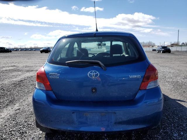 JTDKT4K35B5335243 - 2011 TOYOTA YARIS BLUE photo 6