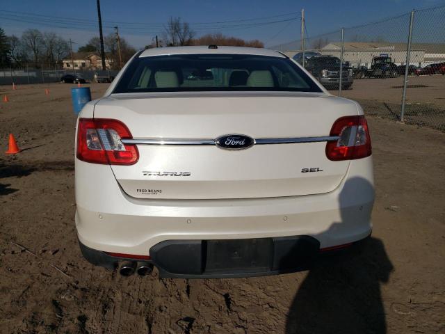 1FAHP2EW2CG123145 - 2012 FORD TAURUS SEL WHITE photo 6