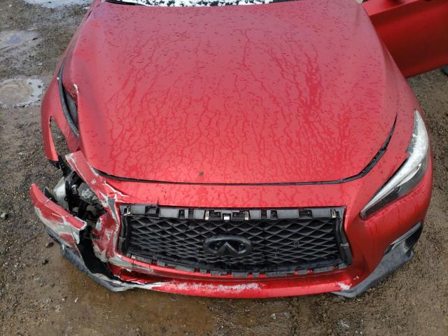 JN1FV7AP9JM461436 - 2018 INFINITI Q50 RED SPORT 400 RED photo 11