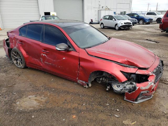 JN1FV7AP9JM461436 - 2018 INFINITI Q50 RED SPORT 400 RED photo 4