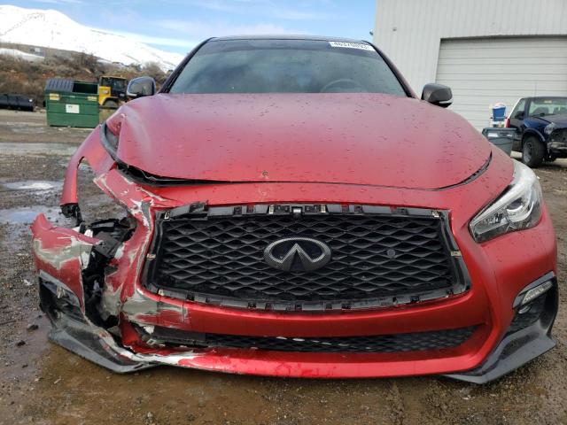 JN1FV7AP9JM461436 - 2018 INFINITI Q50 RED SPORT 400 RED photo 5