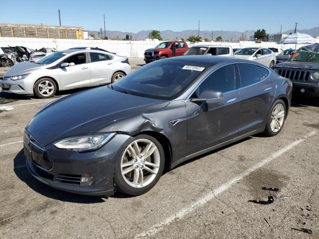 5YJSA1E11FF112944 - 2015 TESLA MODEL S CHARCOAL photo 1
