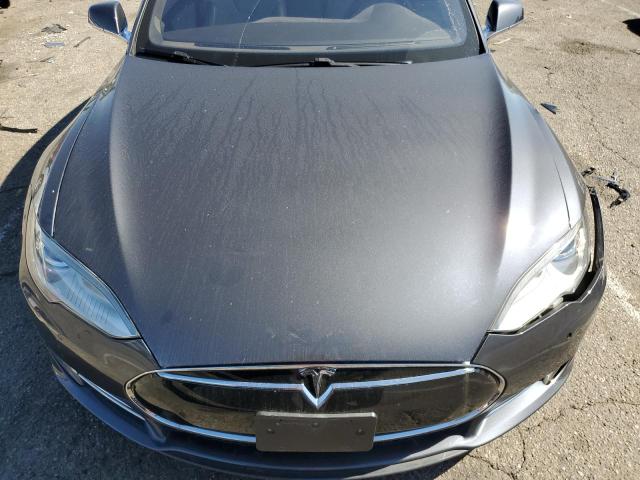 5YJSA1E11FF112944 - 2015 TESLA MODEL S CHARCOAL photo 11