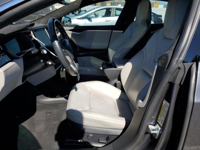 5YJSA1E11FF112944 - 2015 TESLA MODEL S CHARCOAL photo 7