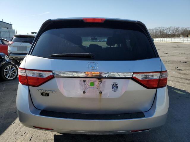 5FNRL5H44BB095685 - 2011 HONDA ODYSSEY EX SILVER photo 6