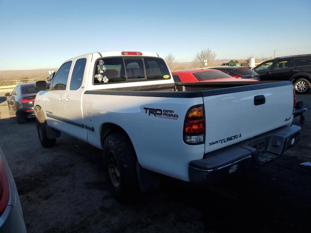 5TBBN4414YS001027 - 2000 TOYOTA TUNDRA ACCESS CAB თეთრი ფოტო 2