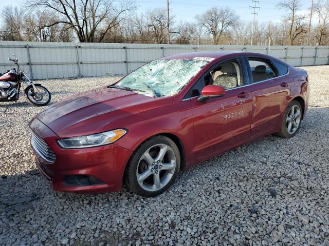 3FA6P0G75GR205807 - 2016 FORD FUSION S MAROON photo 1