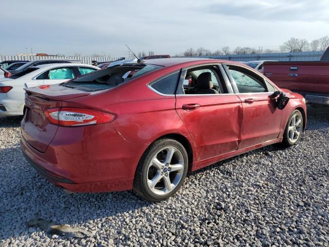 3FA6P0G75GR205807 - 2016 FORD FUSION S MAROON photo 3