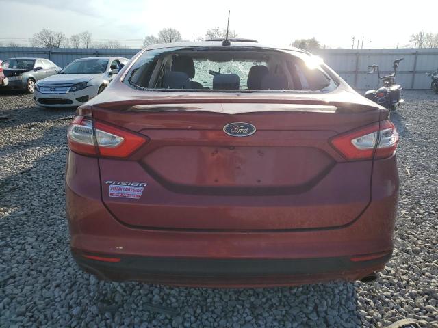 3FA6P0G75GR205807 - 2016 FORD FUSION S MAROON photo 6