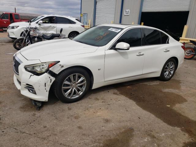 JN1BV7AP2EM689900 - 2014 INFINITI Q50 BASE WHITE photo 1