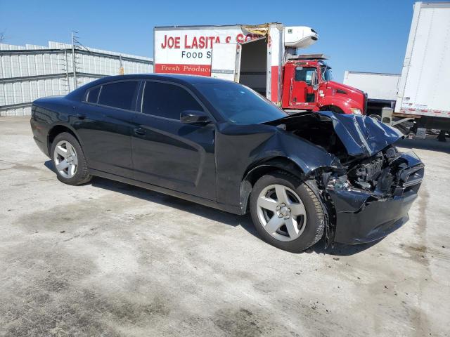 2C3CDXAG1CH316355 - 2012 DODGE CHARGER POLICE BLACK photo 4