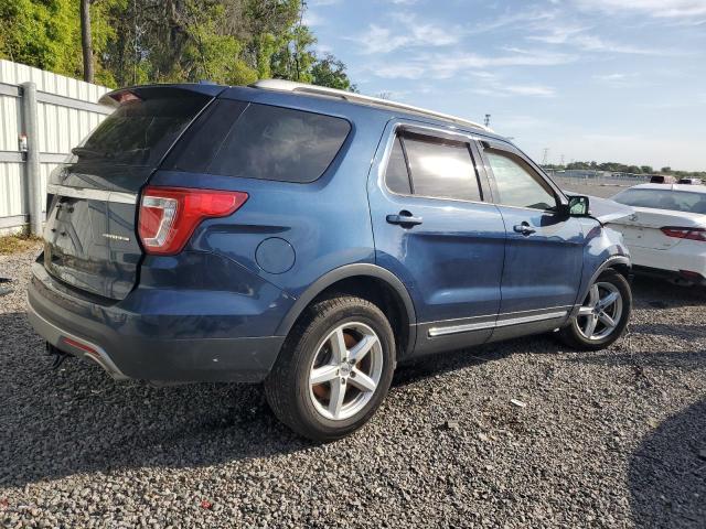 1FM5K7D80GGB09533 - 2016 FORD EXPLORER XLT BLUE photo 3