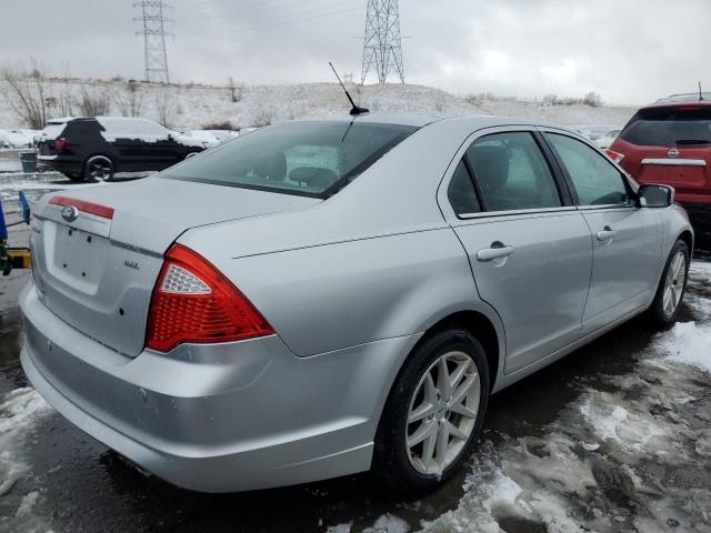 3FAHP0JA3CR363327 - 2012 FORD FUSION SEL SILVER photo 3