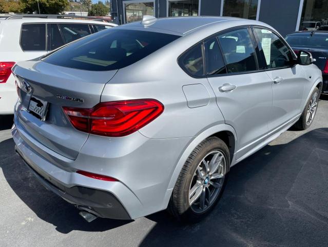 5UXXW7C57H0U25044 - 2017 BMW X4 XDRIVEM40I SILVER photo 4