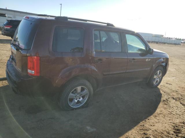 5FNYF4H69BB030099 - 2011 HONDA PILOT EXL BURGUNDY photo 3