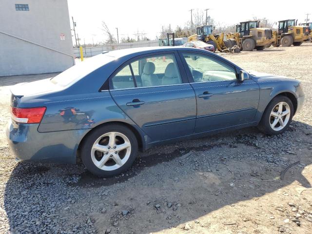 5NPEU46F28H341542 - 2008 HYUNDAI SONATA SE BLUE photo 3