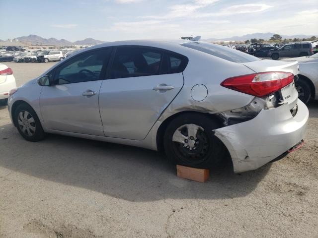 KNAFK4A63F5425736 - 2015 KIA FORTE LX SILVER photo 2