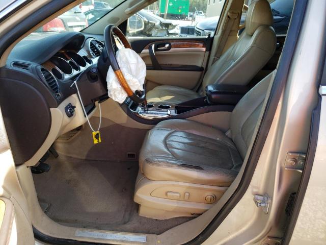 5GAER23D59J138163 - 2009 BUICK ENCLAVE CXL GOLD photo 7