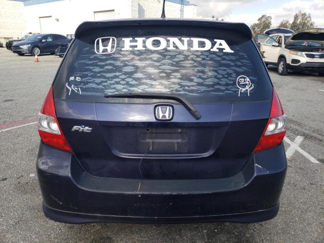 JHMGD38678S064449 - 2008 HONDA FIT SPORT PURPLE photo 6