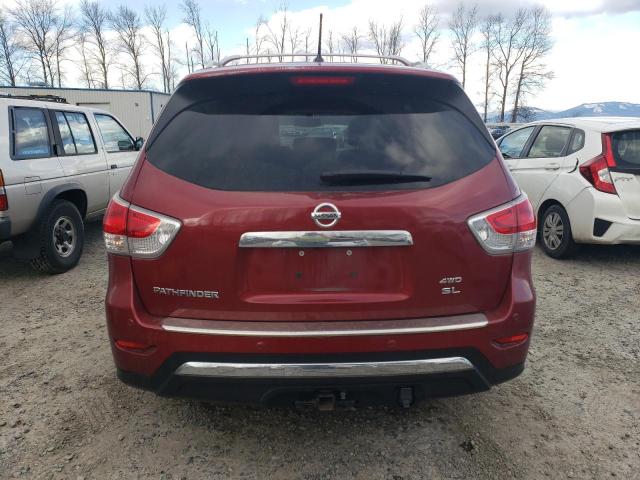 5N1AR2MM0DC609155 - 2013 NISSAN PATHFINDER S BURGUNDY photo 6