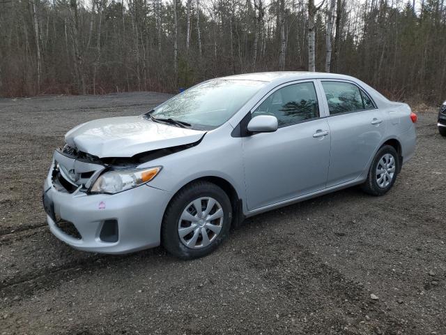 2T1BU4EE4DC109601 - 2013 TOYOTA COROLLA BASE SILVER photo 1