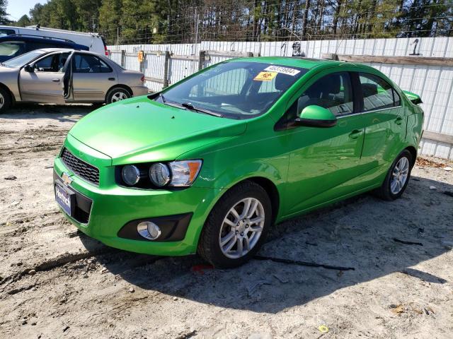 1G1JC5SH5F4160753 - 2015 CHEVROLET SONIC LT GREEN photo 1