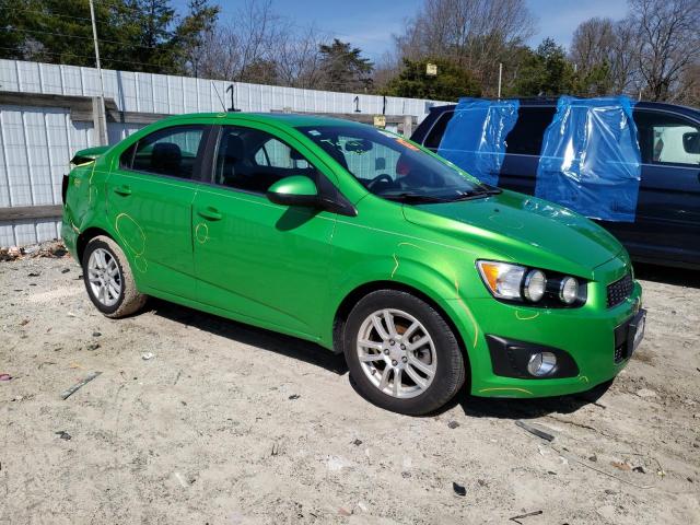 1G1JC5SH5F4160753 - 2015 CHEVROLET SONIC LT GREEN photo 4