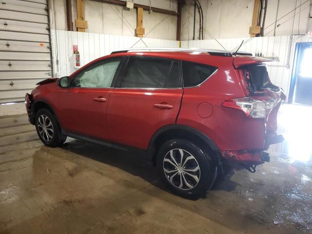 2T3BFREV4DW017322 - 2013 TOYOTA RAV4 LE RED photo 2