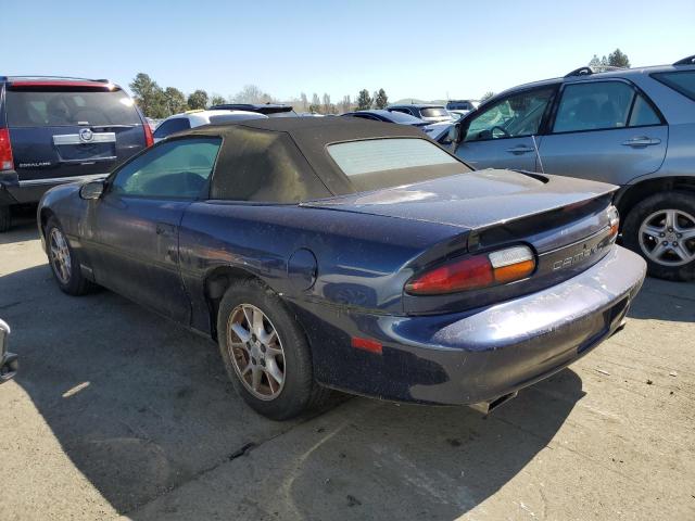 2G1FP32K122152806 - 2002 CHEVROLET CAMARO BLUE photo 2