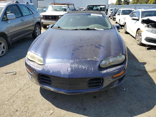 2G1FP32K122152806 - 2002 CHEVROLET CAMARO BLUE photo 5