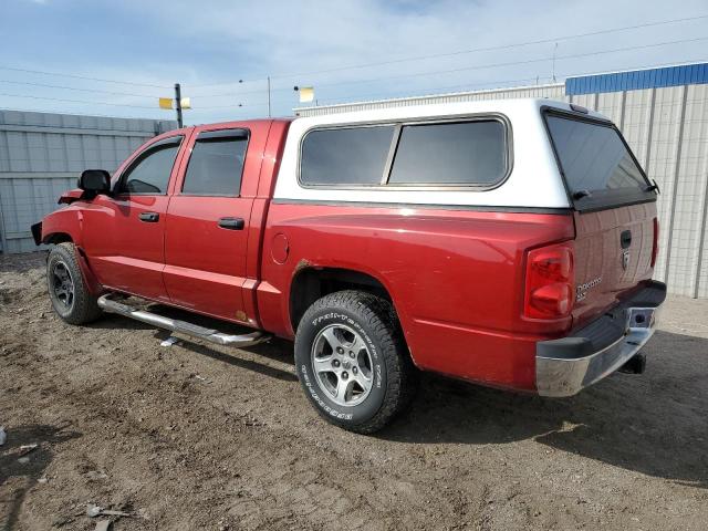 1D7HE48K86S534058 - 2006 DODGE DAKOTA QUAD SLT RED photo 2