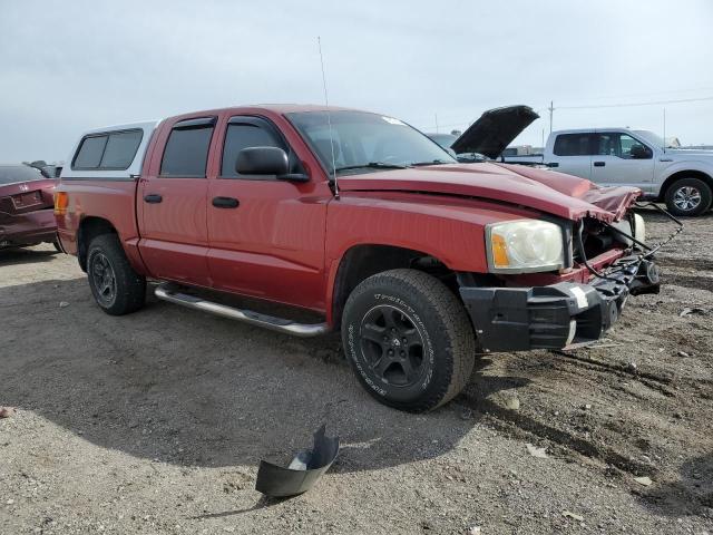 1D7HE48K86S534058 - 2006 DODGE DAKOTA QUAD SLT RED photo 4