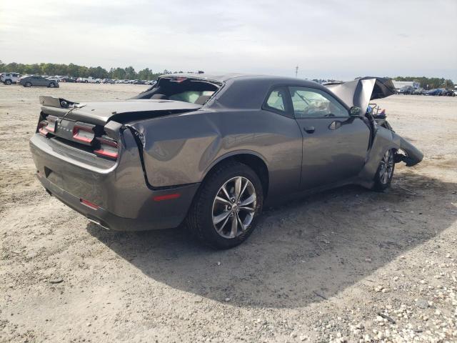 2C3CDZGGXMH543290 - 2021 DODGE CHALLENGER SXT GRAY photo 3