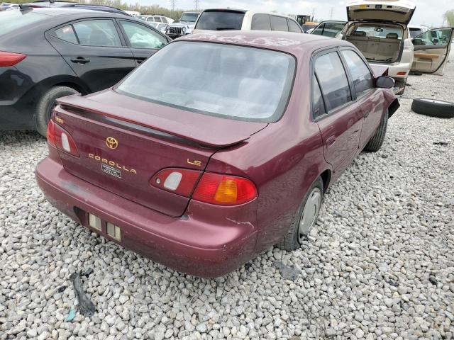 2T1BR18E4WC049771 - 1998 TOYOTA COROLLA VE BURGUNDY photo 3