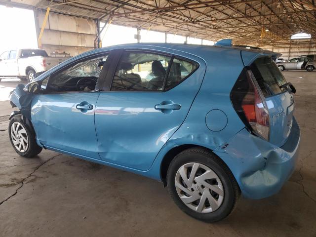 JTDKDTB30F1107896 - 2015 TOYOTA PRIUS C BLUE photo 2