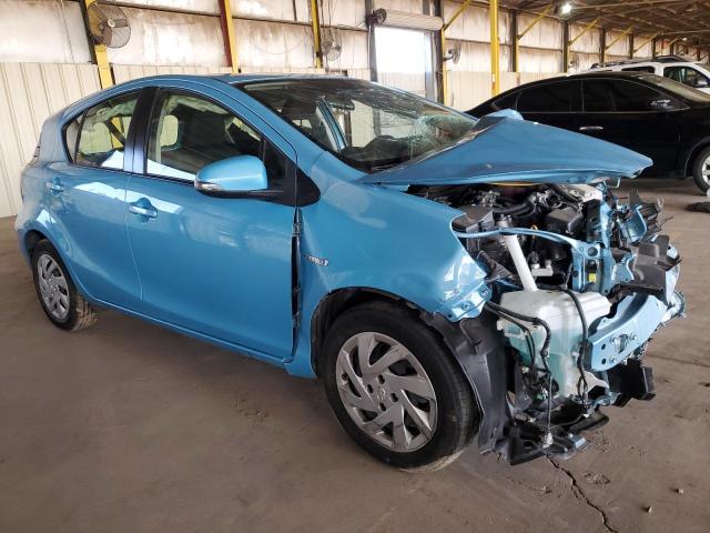 JTDKDTB30F1107896 - 2015 TOYOTA PRIUS C BLUE photo 4