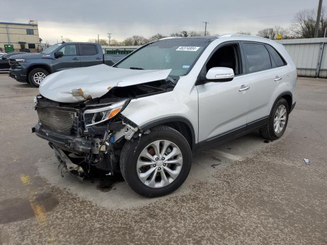 5XYKU4A72EG530293 - 2014 KIA SORENTO EX SILVER photo 1