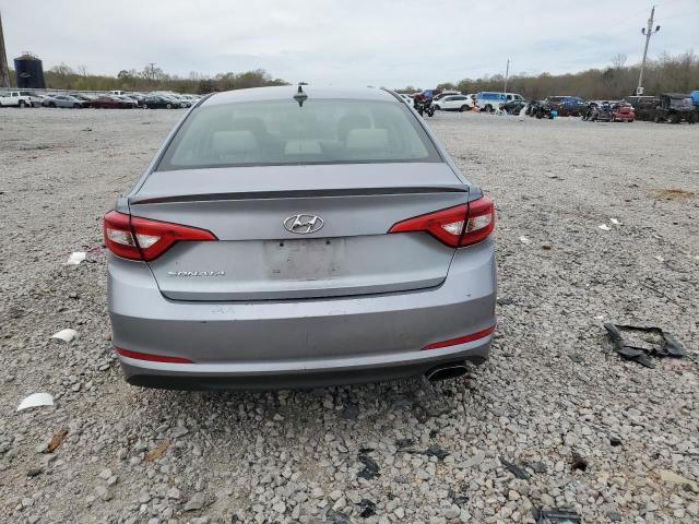 5NPE24AF0HH562943 - 2017 HYUNDAI SONATA SE GRAY photo 6