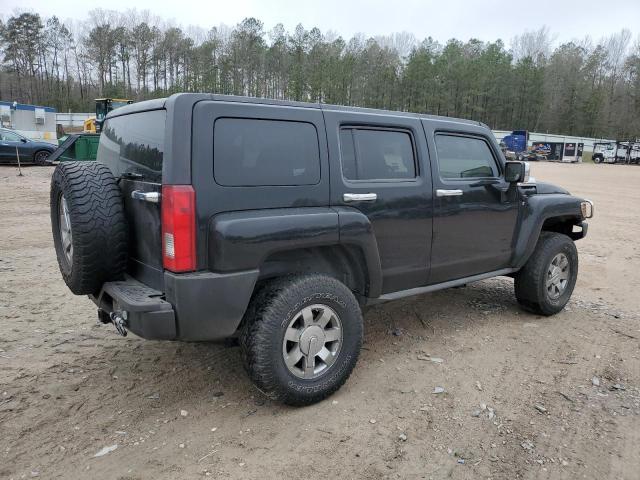 5GTDN13E678147265 - 2007 HUMMER H3 BLACK photo 3