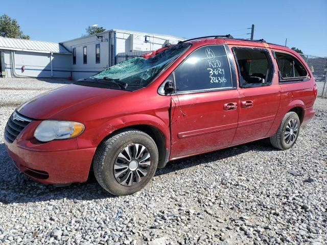 2C4GP44R55R226316 - 2005 CHRYSLER TOWN & COU LX RED photo 1